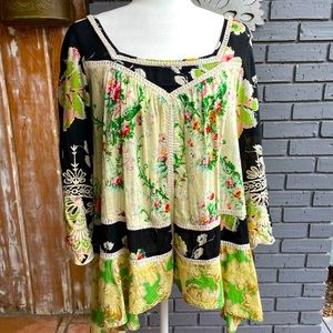 Anthropologie Prateria Peasant top